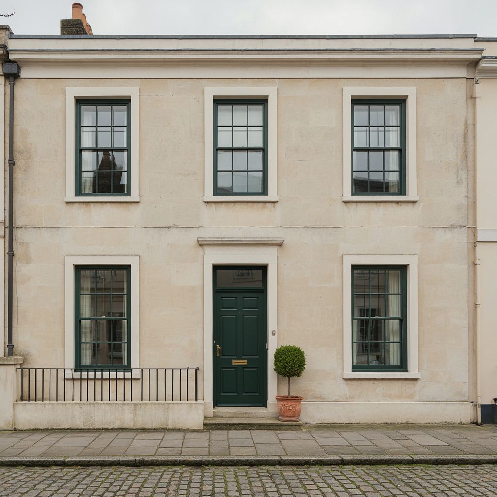 Vrijstaand huis in Santpoort-Zuid met stijlvolle antracietgrijze kunststof kozijnen en klassieke roedeverdeling