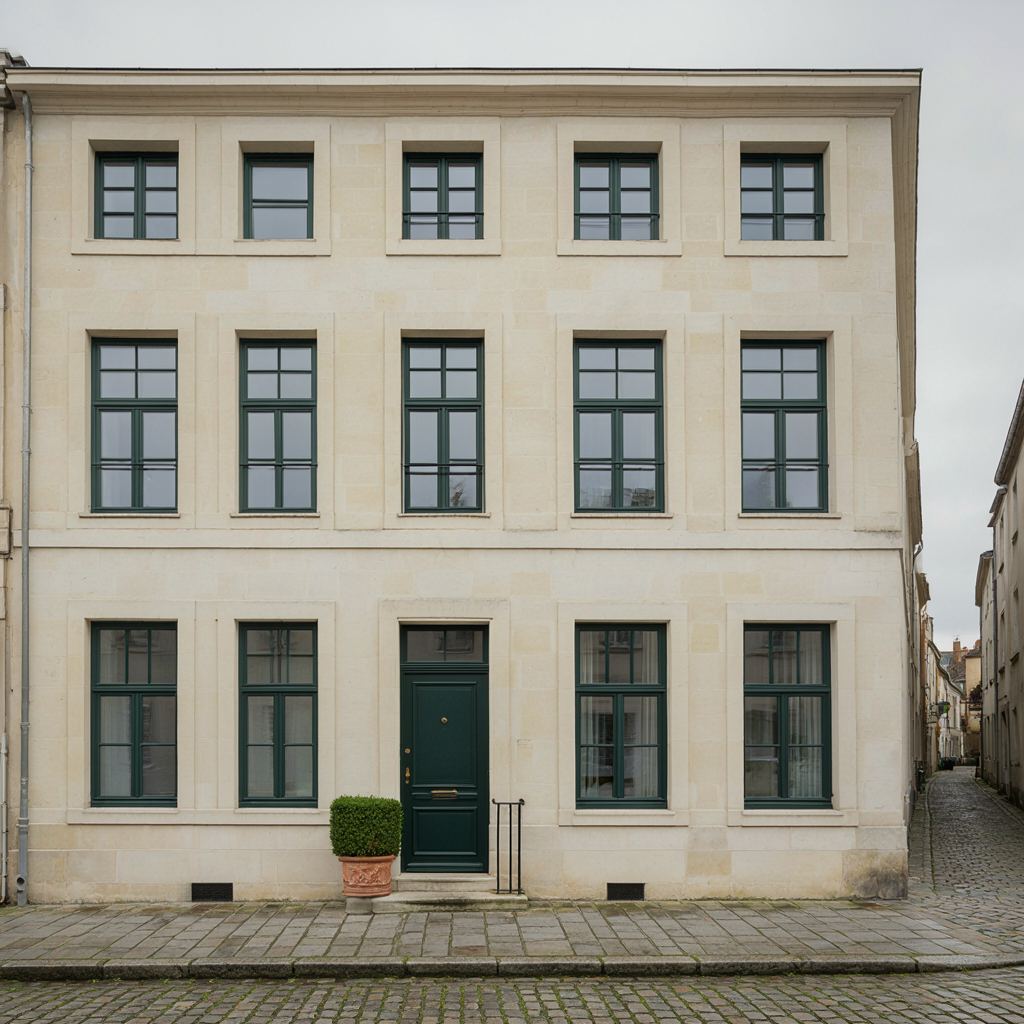 Vrijstaand huis aan de Haarlemmerstraatweg in Halfweg met diep antracietkleurige kunststof kozijnen